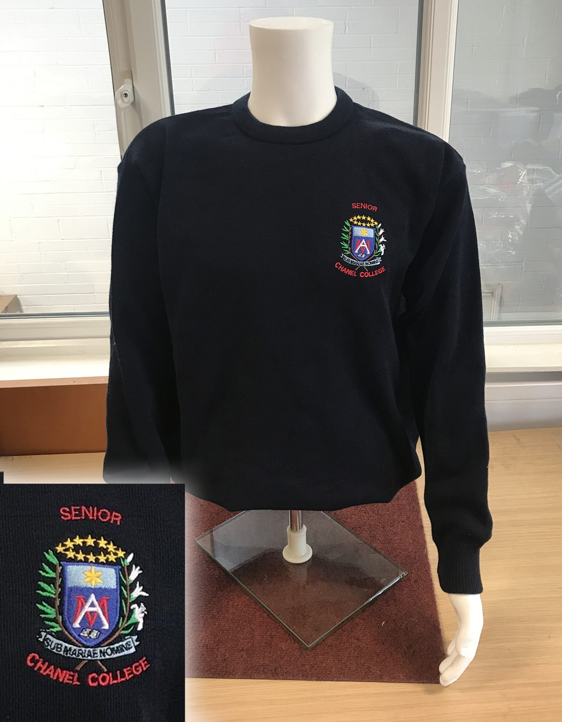 Chanel College Senior Cycle Jumper JD Embroidery