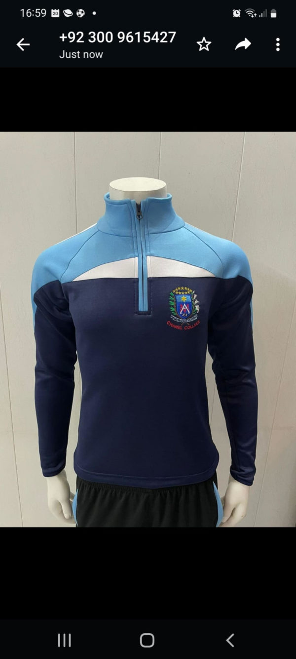 Chanel College 1/4 Zip PE Sweatshirt